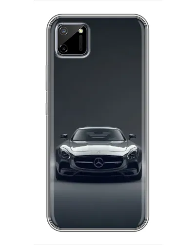 Чехол для Realme C11 с картинкой «Mercedes на черном»
