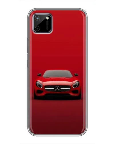 Чехол для Realme C11 с картинкой «Красный Mercedes AMG»