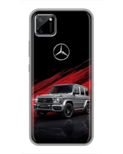 Чехол для Realme C11 с картинкой «Mercedes G-Class красный»