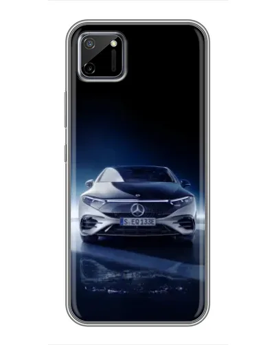 Чехол для Realme C11 с картинкой «Ночной Mercedes EQ»