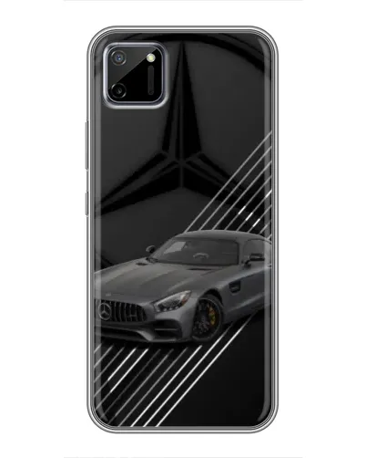 Чехол для Realme C11 с картинкой «Mercedes AMG — графика»
