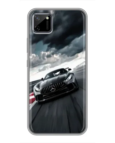 Чехол для Realme C11 с картинкой «Гоночный Mercedes AMG»