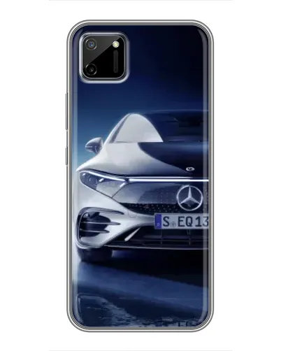 Чехол для Realme C11 с картинкой «Mercedes EQ — будущее»