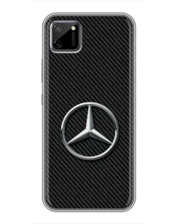 Чехол для Realme C11 с картинкой «Карбоновый Mercedes стиль» Чехол для Realme C11 с картинкой «Карбоновый Mercedes стиль»