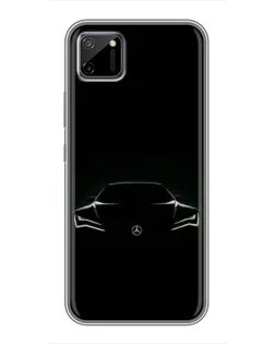 Чехол для Realme C11 с картинкой «Mercedes — силуэт авто» Чехол для Realme C11 с картинкой «Mercedes — силуэт авто»