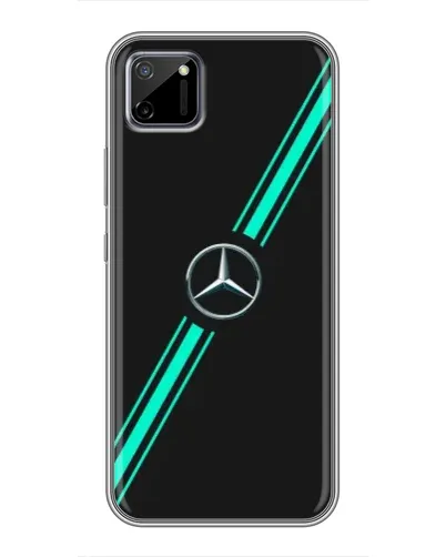 Чехол для Realme C11 с картинкой «Спортивные линии Mercedes» Чехол для Realme C11 с картинкой «Спортивные линии Mercedes»