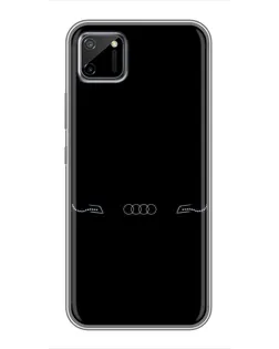 Чехол для Realme C11 с картинкой «Audi — световой подпись» Чехол для Realme C11 с картинкой «Audi — световой подпись»