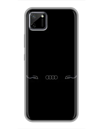 Чехол для Realme C11 с картинкой «Audi — световой подпись»