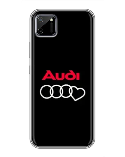 Чехол для Realme C11 с картинкой «Логотип Audi Heart»