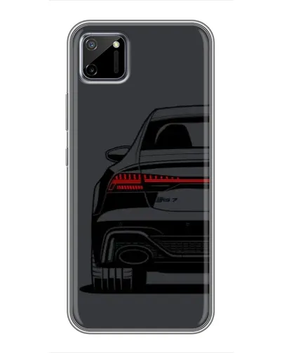 Чехол для Realme C11 с картинкой «Задняя часть Audi — арт»