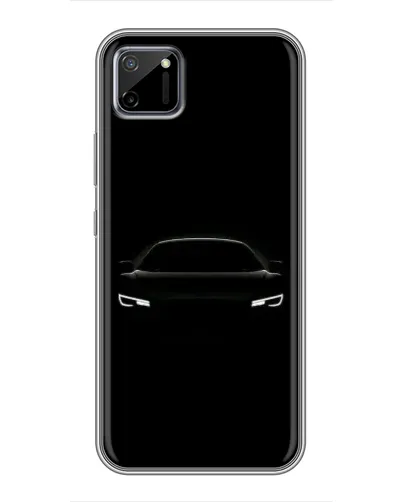 Чехол для Realme C11 с картинкой «Взгляд Audi в темноте»