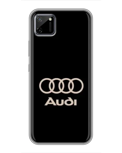 Чехол для Realme C11 с картинкой «Audi — золотой логотип»