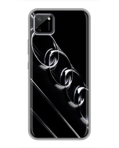 Чехол для Realme C11 с картинкой «Audi — абстрактные кольца»