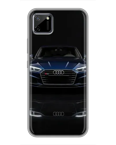 Чехол для Realme C11 с картинкой «Audi — ночное отражение»