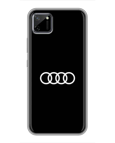 Чехол для Realme C11 с картинкой «Audi White Logo»