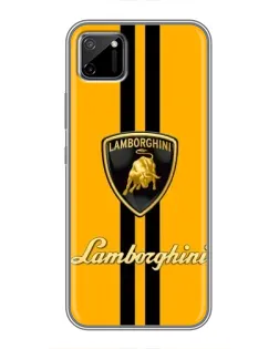 Чехол для Realme C11 с картинкой «Lamborghini Stripe желтый» Чехол для Realme C11 с картинкой «Lamborghini Stripe желтый»