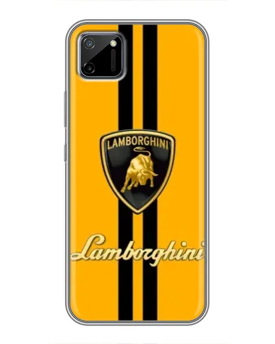 Чехол для Realme C11 с картинкой «Lamborghini Stripe желтый» Чехол для Realme C11 с картинкой «Lamborghini Stripe желтый»