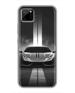 Чехол для Realme C11 с картинкой «Lamborghini симметрия дорог» Чехол для Realme C11 с картинкой «Lamborghini симметрия дорог»