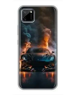 Чехол для Realme C11 с картинкой «Lamborghini дымная эстетика» Чехол для Realme C11 с картинкой «Lamborghini дымная эстетика»