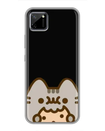 Чехол для Realme C11 с картинкой «Пушин на черном» Чехол для Realme C11 с картинкой «Пушин на черном»