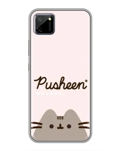 Чехол для Realme C11 с картинкой «Pusheen логотип» Чехол для Realme C11 с картинкой «Pusheen логотип»