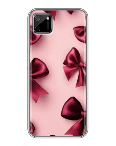 Чехол для Realme C11 с картинкой «Бордовый атлас»