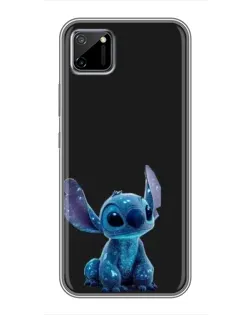 Чохол для Realme C11 з картинкою «Стіч на чорному»