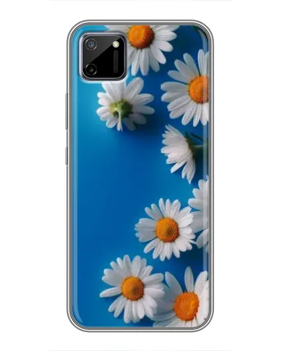 Чехол для Realme C11 с картинкой «Белоснежные маргаритки»