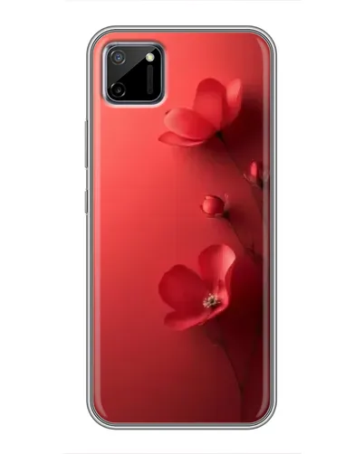 Чехол для Realme C11 с картинкой «Маковые соцветия»