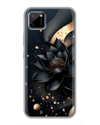Чехол для Realme C11 с картинкой «Черный лотос»