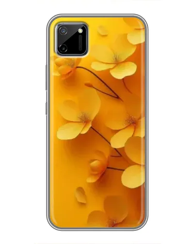 Чехол для Realme C11 с картинкой «Золотые лепестки»