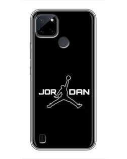 Чохол для Realme C12 з картинкою «Nike Pink Swirl»