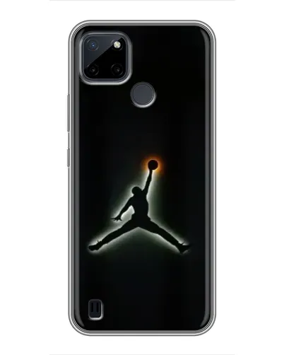 Чехол для Realme C12 с картинкой «Jordan Gradient Logo»
