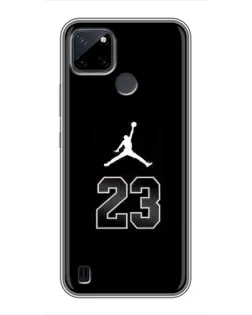 Чехол для Realme C12 с картинкой «Jordan Flight 23»