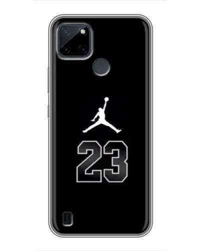 Чехол для Realme C12 с картинкой «Jordan Flight 23»
