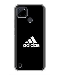 Чехол для Realme C12 с картинкой «Черная классика Adidas»