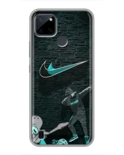 Чохол для Realme C12 з картинкою «Спортивний арт Nike» Чохол для Realme C12 з картинкою «Спортивний арт Nike»