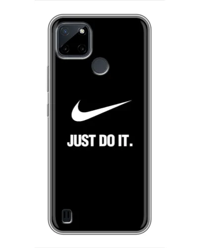 Чехол для Realme C12 с картинкой «Классический принт Nike»