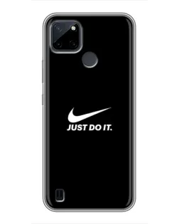 Чехол для Realme C12 с картинкой «Минимализм от Nike»