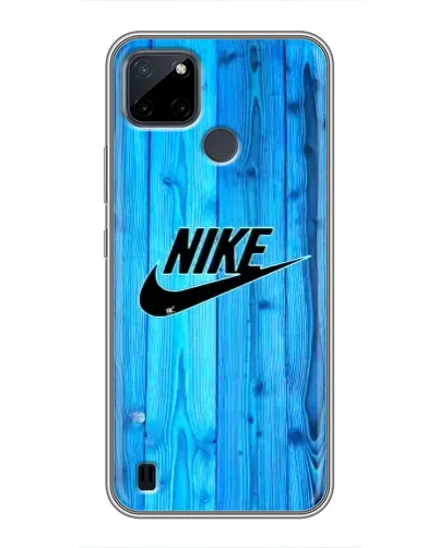 Чехол для Realme C12 с картинкой «Голубое дерево Nike»