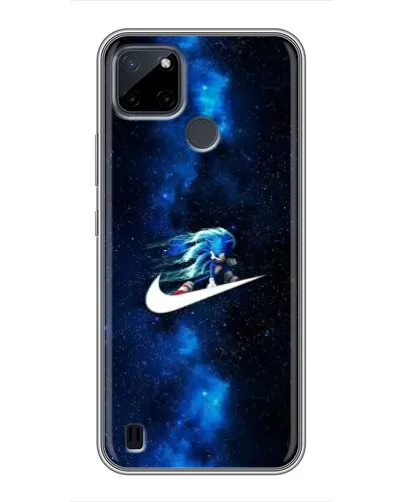 Чехол для Realme C12 с картинкой «Звездный путь Nike»