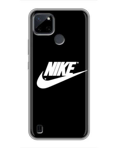 Чехол для Realme C12 с картинкой «Мазки краски Nike» Чехол для Realme C12 с картинкой «Мазки краски Nike»
