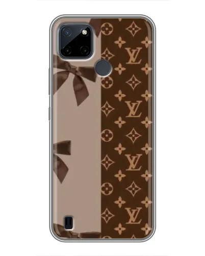 Чехол для Realme C12 с картинкой «Louis Vuitton — банты»