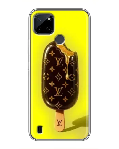 Чехол для Realme C12 с картинкой «Мороженое от LV»