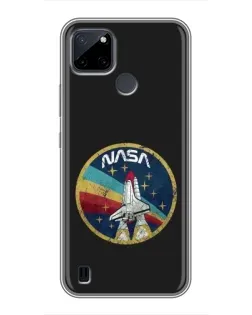 Чохол для Realme C12 з картинкою «NASA — емблема місії» Чохол для Realme C12 з картинкою «NASA — емблема місії»
