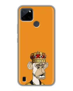 Чохол для Realme C12 з картинкою «Золота мавпа Bored Ape»