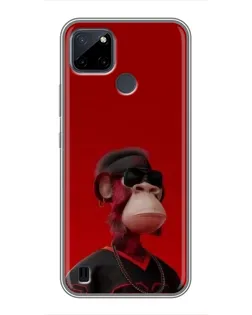 Чохол для Realme C12 з картинкою «Bored Ape в червоному» Чохол для Realme C12 з картинкою «Bored Ape в червоному»