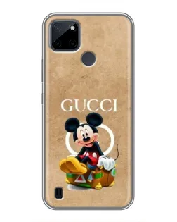 Чехол для Realme C12 с картинкой «Микки Маус Gucci — крафт» Чехол для Realme C12 с картинкой «Микки Маус Gucci — крафт»