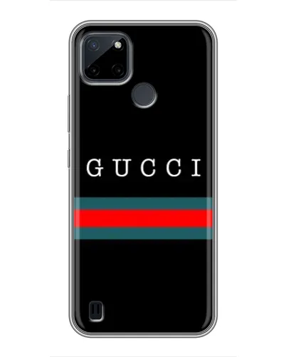 Чехол для Realme C12 с картинкой «Gucci — красный пояс» Чехол для Realme C12 с картинкой «Gucci — красный пояс»