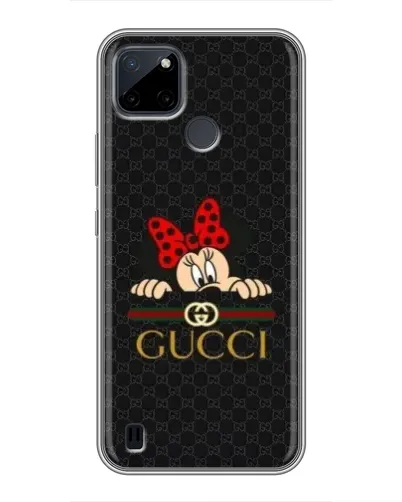 Чехол для Realme C12 с картинкой «Минни Маус Gucci — черный» Чехол для Realme C12 с картинкой «Минни Маус Gucci — черный»